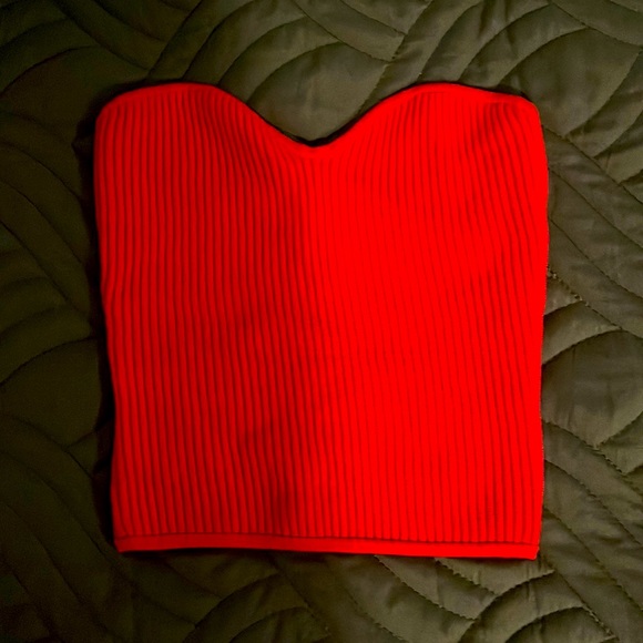 Heart Shaped Neckline Tube Top - Picture 1 of 3